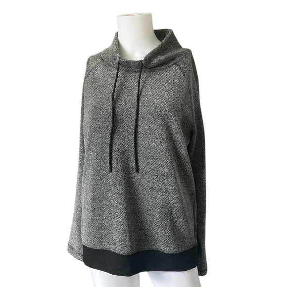 J. Jill Sweaters - J Jill Fit Gray Lounge Funnel Neck Pullover Casual Size Small S